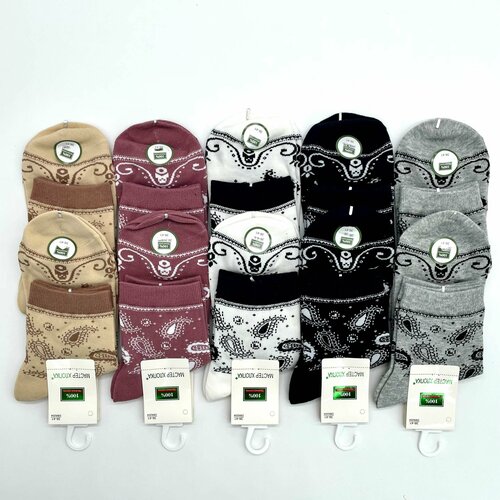 фото Носки , 5 пар, размер 36-41, мультиколор нет бренда