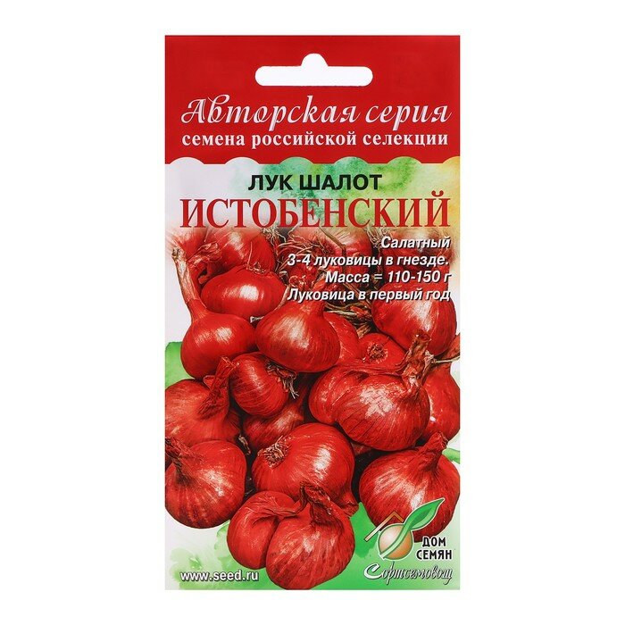 Семена Лук шалот "Истобенский", 17 шт, 2 штуки