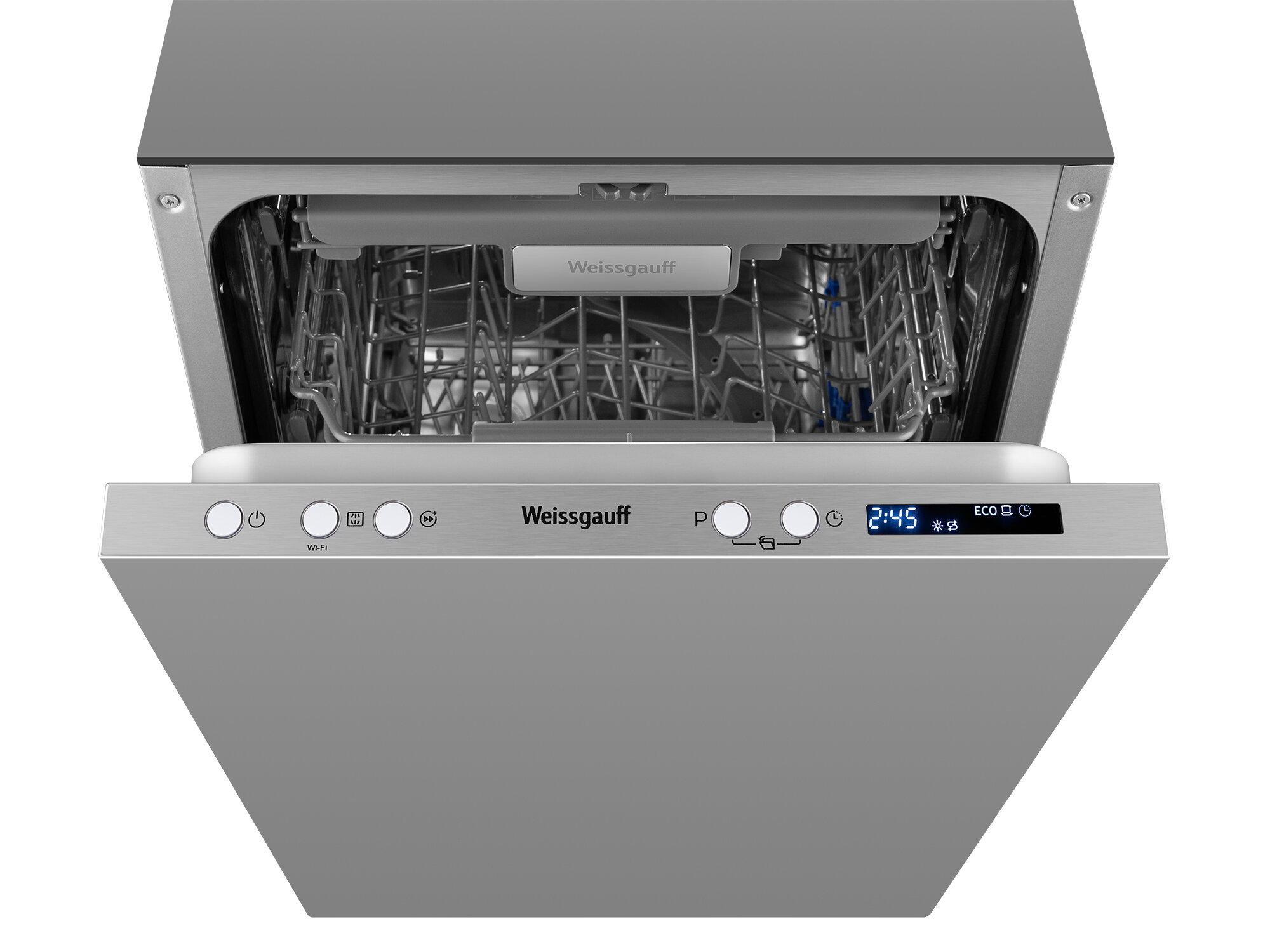 Посудомоечная машина встраив. Weissgauff BDW 4573 D Wi-Fi узкая - фотография № 11
