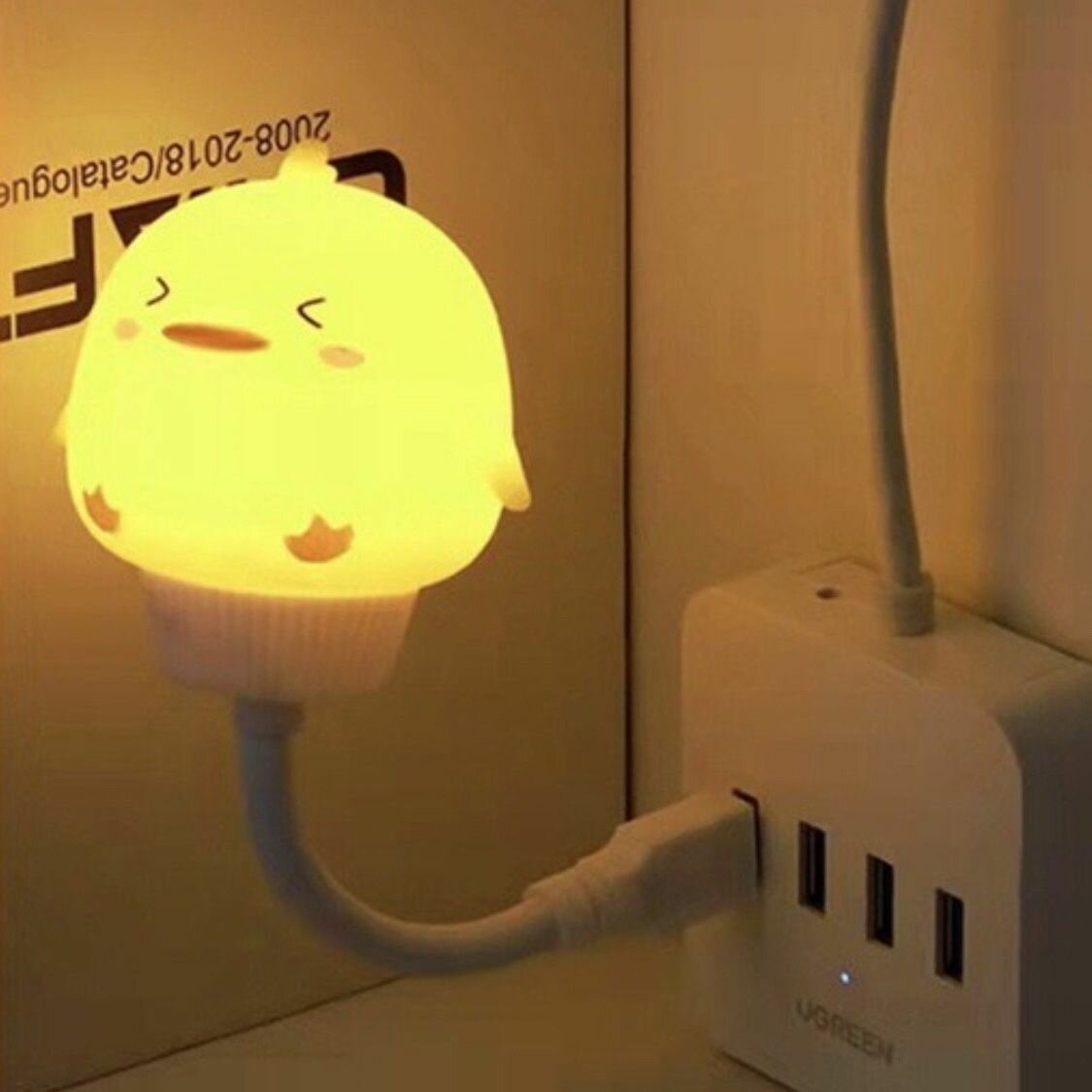 Гибкая подсветка светильник USB ночник "веселая уточка"