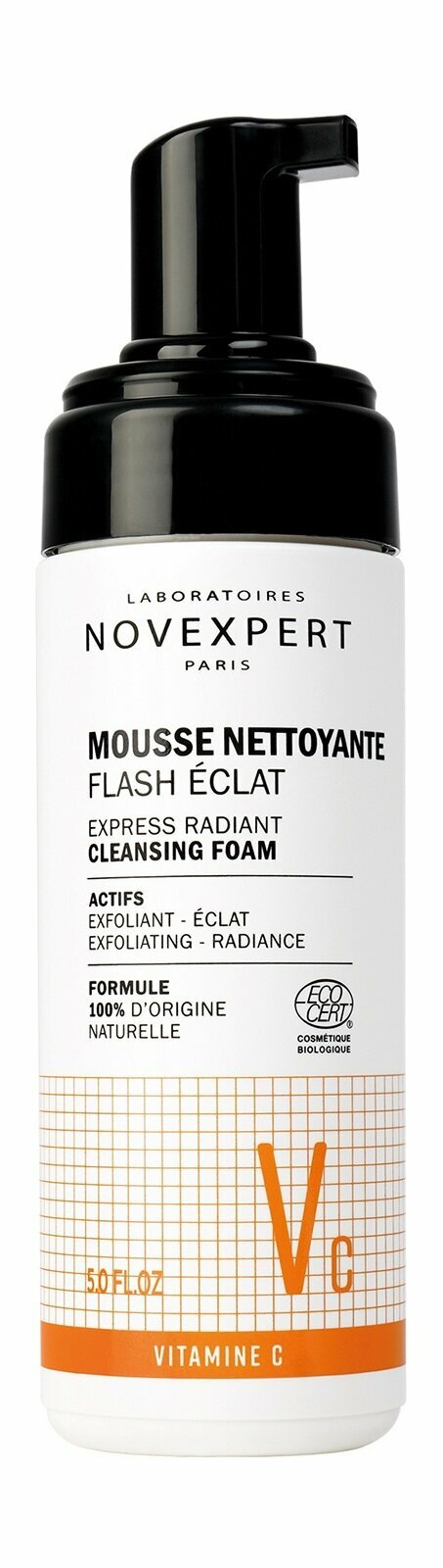 Пенка для умывания с витамином С для придания коже сияния Novexpert Express Radiant Cleansing Foam