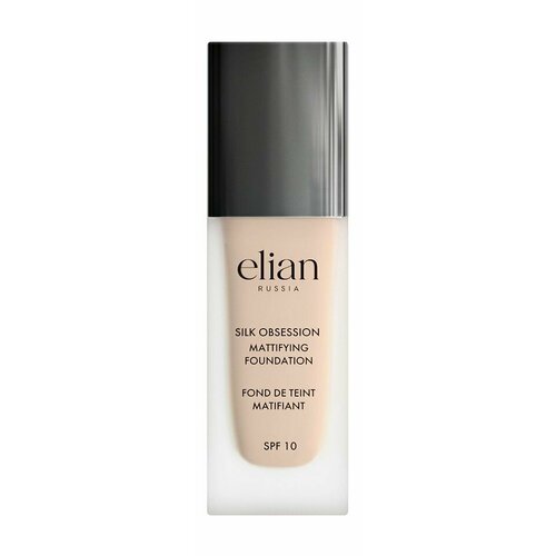 Матирующий тональный крем 14 Latte Elian Russia Silk Obsession Mattifying Foundation SPF 10 матирующий тональный крем 20 caramel elian russia silk obsession mattifying foundation spf 10