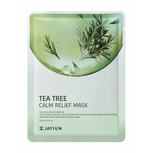 Успокаивающая тканевая маска для лица с чайным деревом JayJun Tea Tree Calm Relief Mask успокаивающая тканевая маска для лица с чайным деревом jayjun tea tree calm relief mask 23 мл