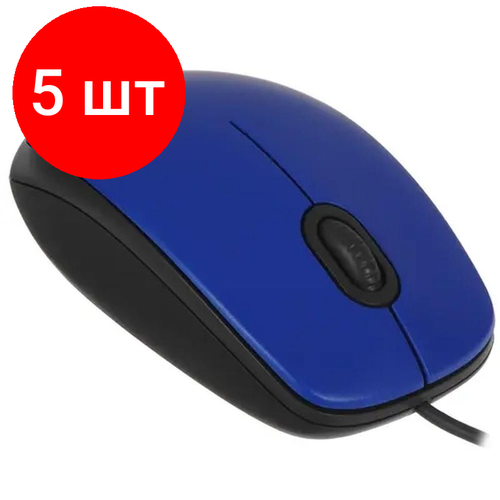 Комплект 5 штук, Мышь компьютерная Logitech M110 SILENT BLUE 910-005500 окучник elitech 0401 005500