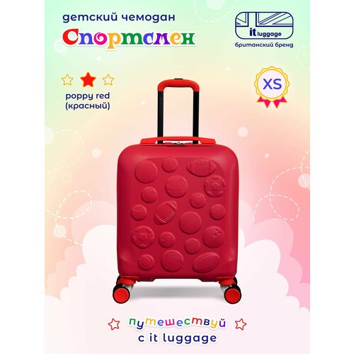 фото Чемодан-каталка it luggage, ручная кладь, 34х44х20 см, 2 кг, красный