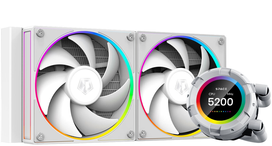 Система водяного охлаждения ID-Cooling SL240 Wh (SL240 WHITE)