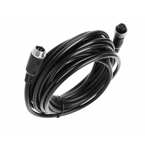 Кабель 4pin 1 метр для подключения видеокамеры с авиационным интерфейсом 4 pin GX-12