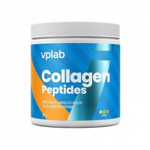 VPLAB Коллаген Collagen Peptides, порошок, 300гр, апельсин
