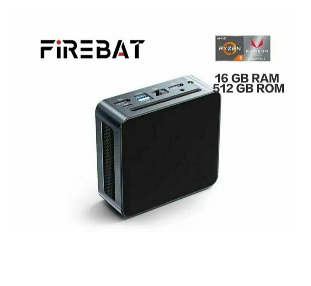 Мини-ПК FIREBAT MN57 (AMD Ryzen7-5700U, 16 ГБ ОЗУ, 512 ГБ SSD, WiFi 6, BT 5.2)