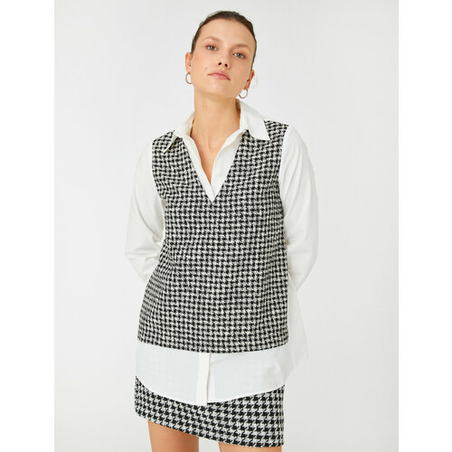 фото Рубашка koton, размер 42, белый