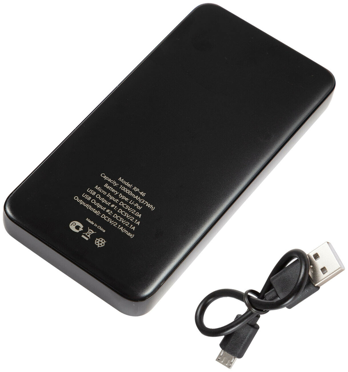 Внешний аккумулятор Red Line Power Bank RP-46 10000mAh Black УТ000029386 - фото №4