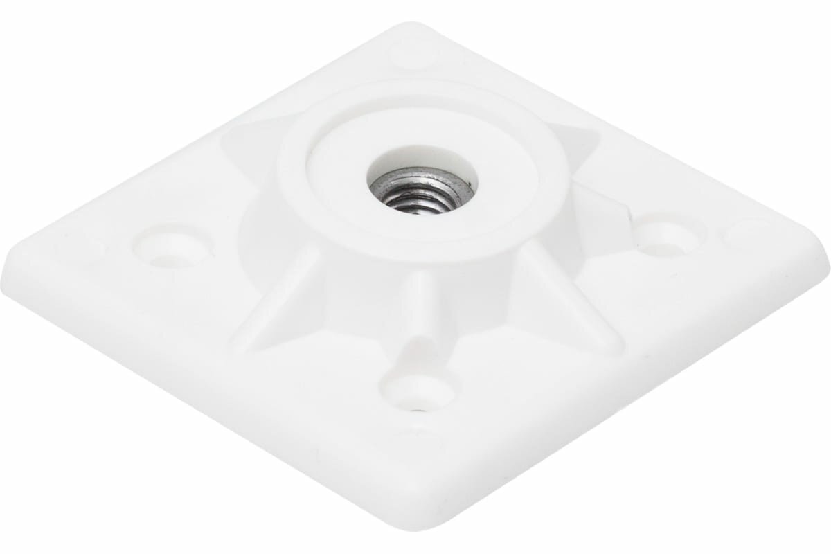 фото Площадка для крепления ножек Tech-Krep М10 белая - пакет 155129