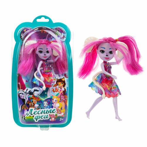 Кукла Лесные феи с розовыми волосами кукла лесные феи с кудрявыми светлыми волосами