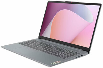 Ноутбук Lenovo IdeaPad Slim 3 15AMN8 82XQ00B5PS (15.6", Ryzen 3 7320U, 8 ГБ/ SSD 256 ГБ, Radeon 610M) Серый