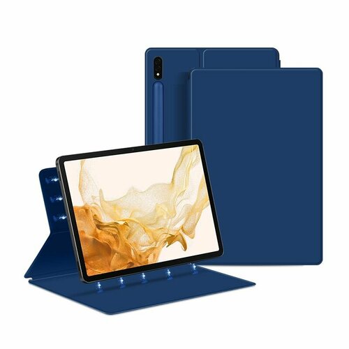 Чехол MyPads для Samsung Galaxy Tab S7 FE, Tab S7 Plus, Tab S8 Plus 12.4' (T970, T735, X806) чехол mypads для планшета samsung galaxy tab s7 fe s7 plus s8 plus 12 4 t970 t806 t730 с большим кольцом подставкой розовый