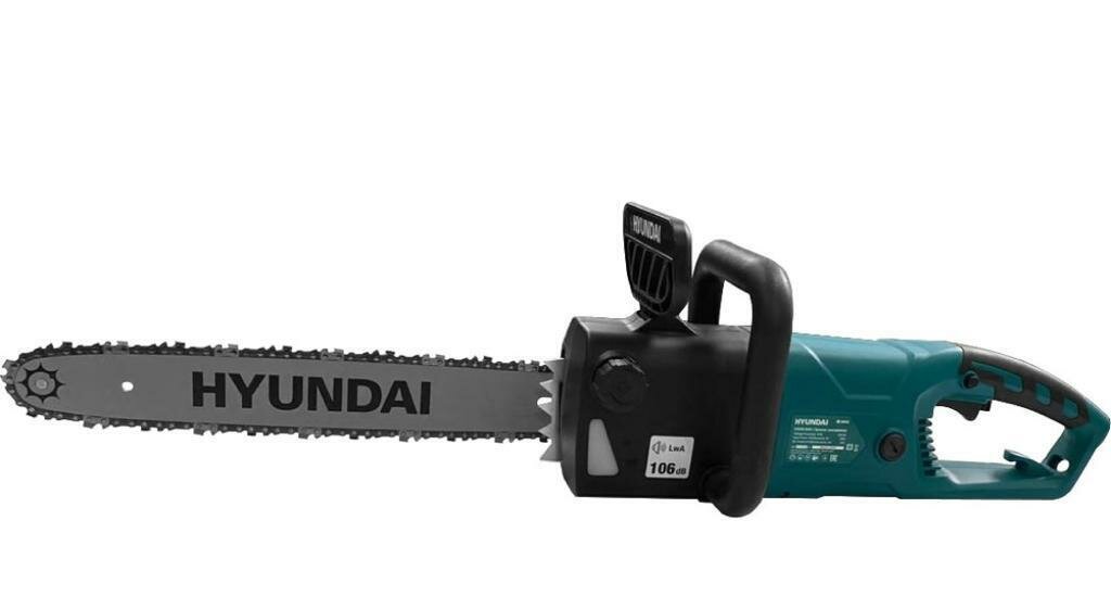 Электрическая цепная пила Hyundai 2400Вт дл.шин.:16" (40cm) - фото №10