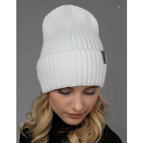 фото Шапка dika knit, размер 54/58, белый