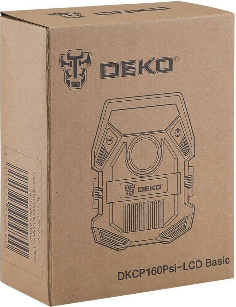 Насос автомобильный цифровой DEKO DKCP160Psi-LCD Basic — фото 6