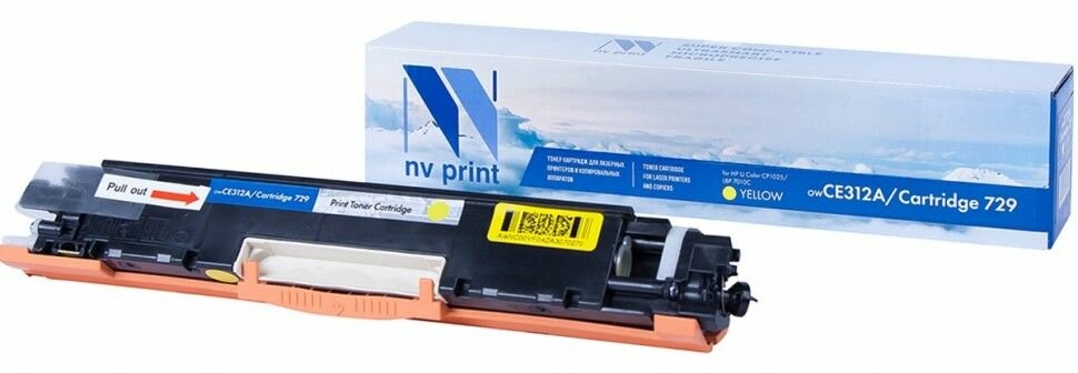 Тонер-картридж для лазерного принтера NVP NV-CE312A/729Y Yellow