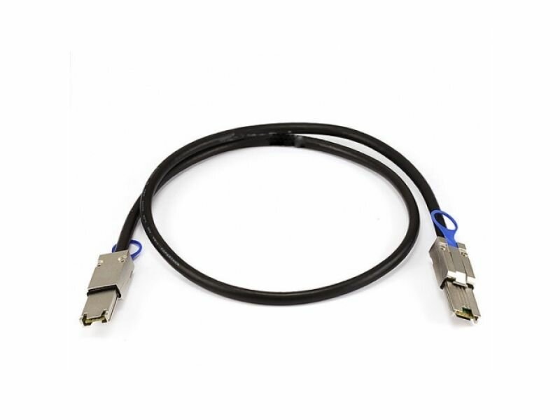 Кабель QNAP Mini SAS external cable 1.0m (CAB-SAS10M-8644-8088)