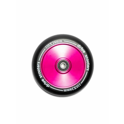 Колесо Drive Scooters Soul 110mm black/pink drive scooters колесо drive scooters star 110mm black chrome