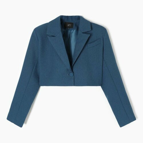 Пиджак MIST, размер 42, синий пиджак mist размер 60 синий