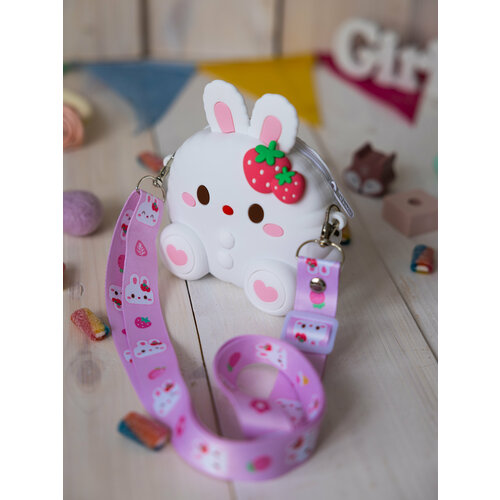 фото Сумка кросс-боди amyletik, фактура гладкая, белый