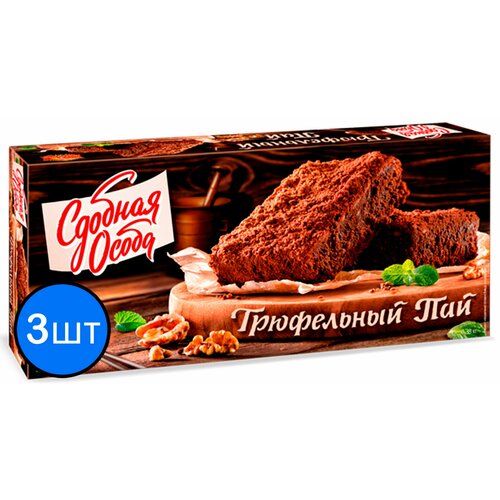 Пирог шоколадный "Трюфельный пай" 380г х 3шт