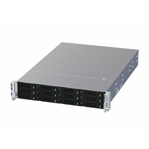 Корпус Ablecom Серверный 2U 12 swap trays, 12G Backplane, 800W CRPS(1+1)/ 648mm depth