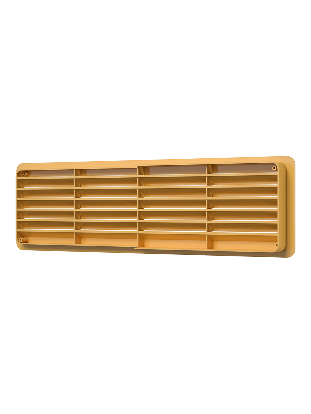 Вентиляционная решетка дверная приточно-вытяжная встраиваемая пластиковая ERA 4513ДП 450 x 131 мм бежевый