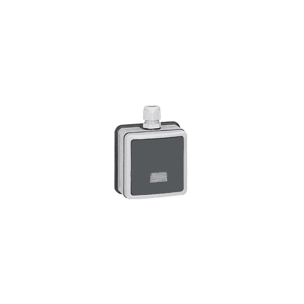 Plexo 090460 Переключатель однополюсный проходной (10 А, IP66, подсветка, в сборе, открытая установка, серый) Legrand - фото №9