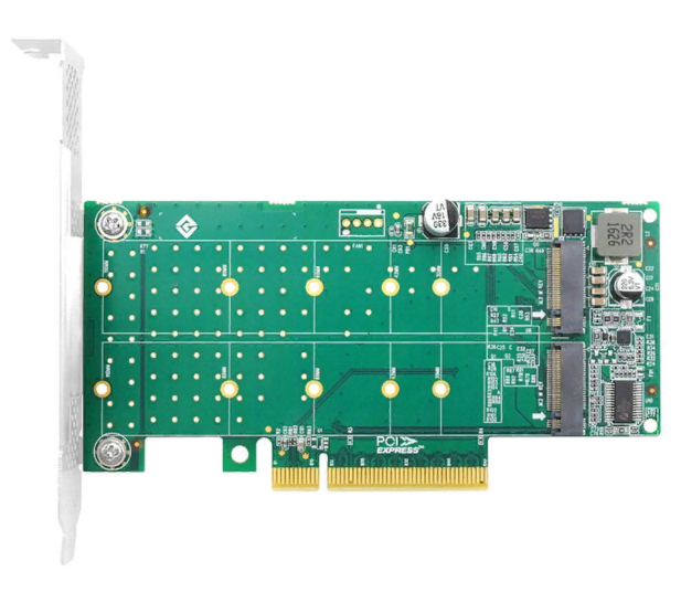 Linkreal LRNV95N8 PCIe x8 to 2-Port M.2 NVMe Adapter
