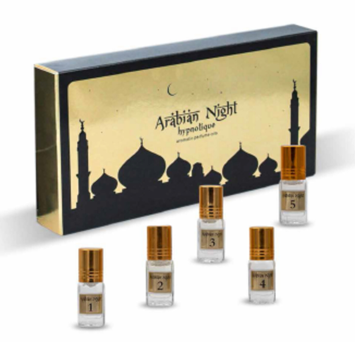 Набор ароматических парфюмерных масел Arabian Night Hypnotique 5штук по 3мл