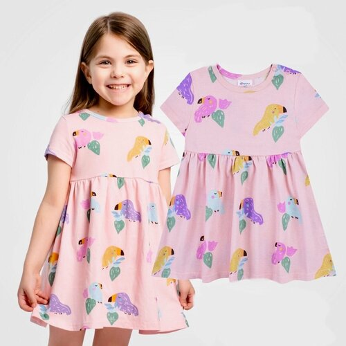 фото Платье, размер 104-110, розовый россия