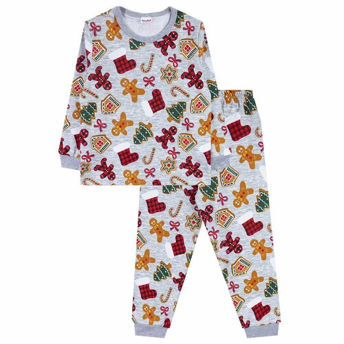 Пижама YOULALA, размер 60, серый