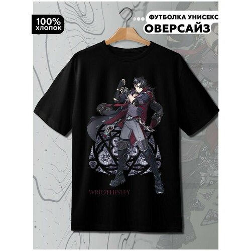 фото Футболка hypnotica, размер l, черный