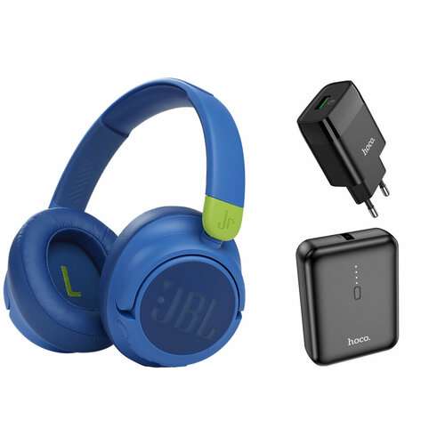 Наушники JBL JR460NC Blue JBLJR460NCBLU 1351400₽