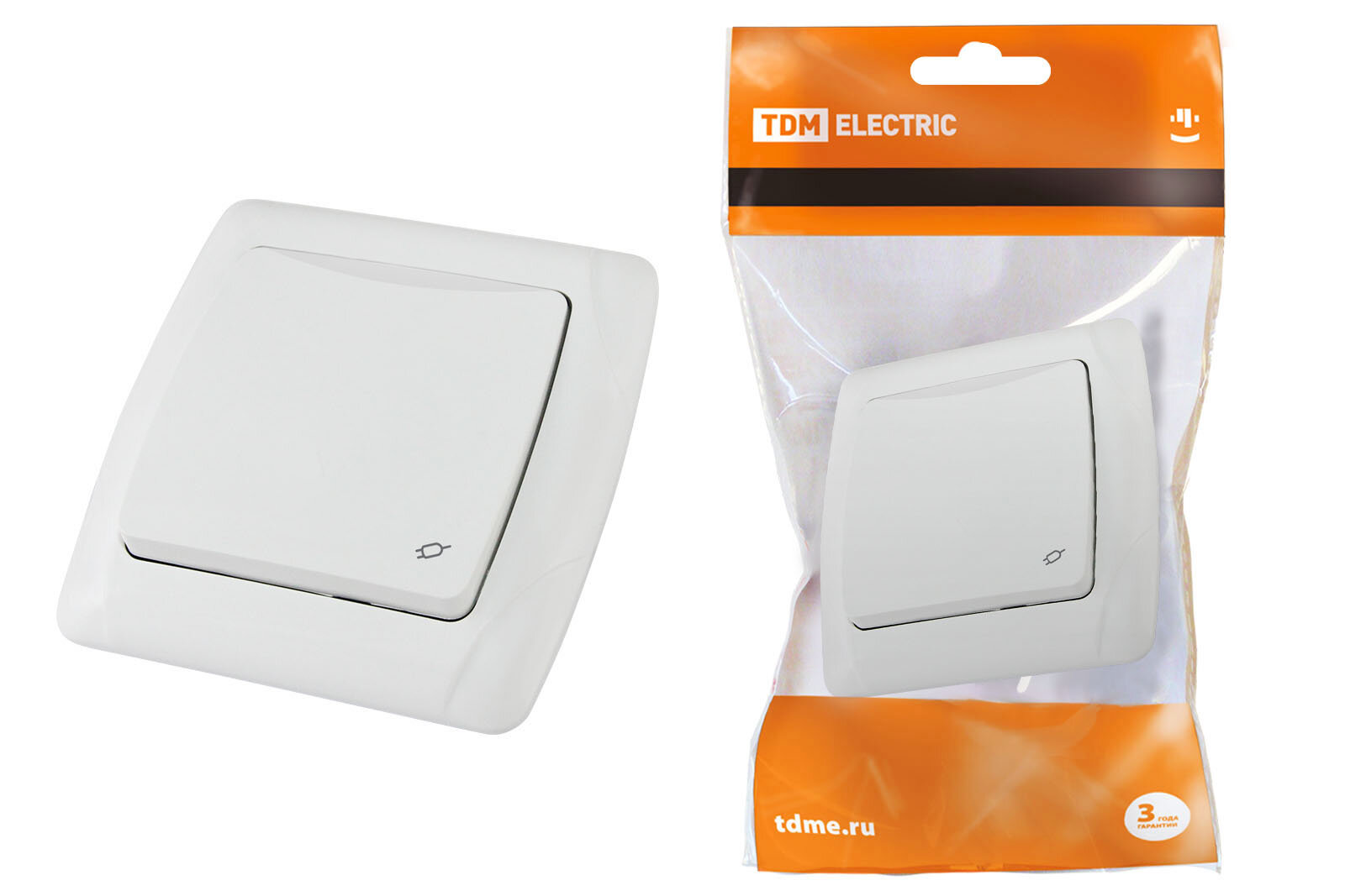 Розетка 2P+PE TDM Electric - фото №1