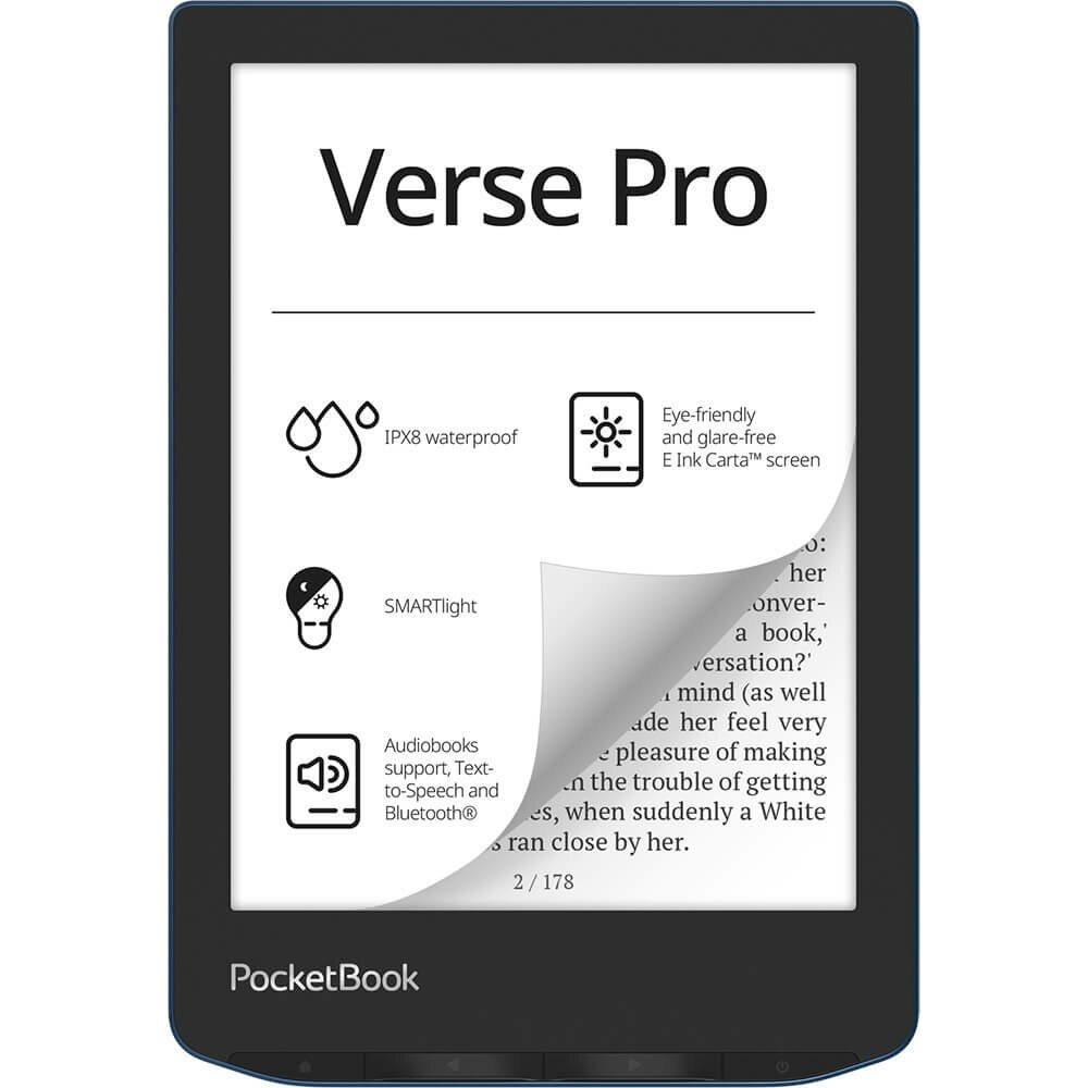 Электронная книга PocketBook 634 Verse Pro WW Azure PB634-A-WW