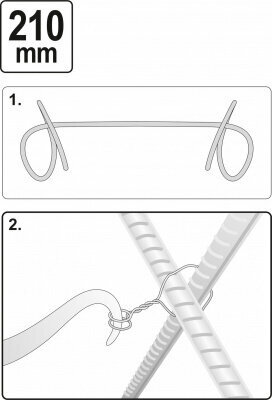 Крючок для вязки арматуры Yato - фото №11