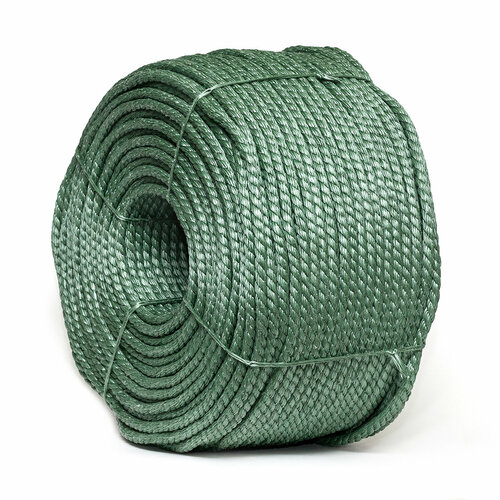 Канат крученый DANLINE (Петроканат) 10 мм, зеленый, 1600 кг, 200 м