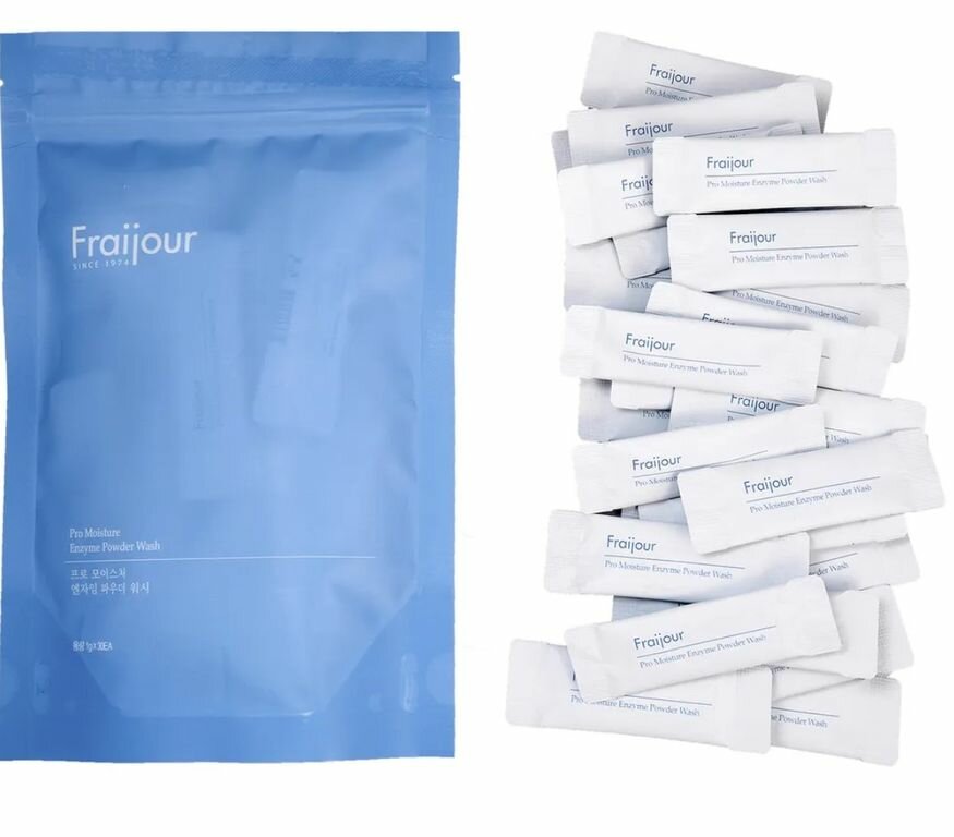 Fraijour набор Очищающая энзимная пудра Pro Moisture Enzyme Powder Wash, 30 шт * 1 гр