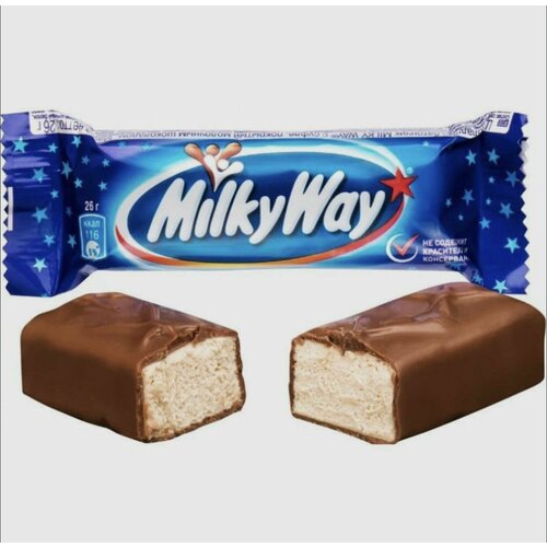 Конфеты шоколадные батончики Milky Way Minis / Молочный шоколад, нуга