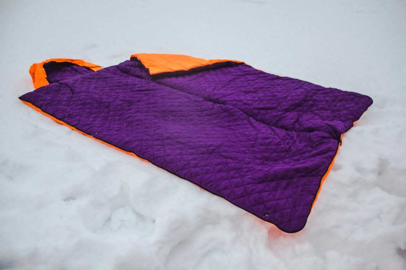 Спальный мешок одеяло с капюшоном -30