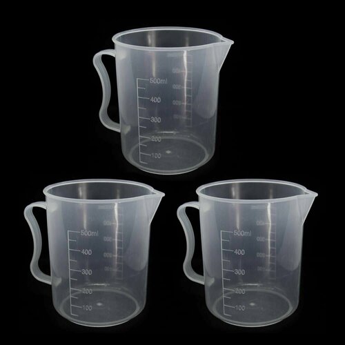 Мерный стакан пластиковый 05 литра 3 шт 480₽