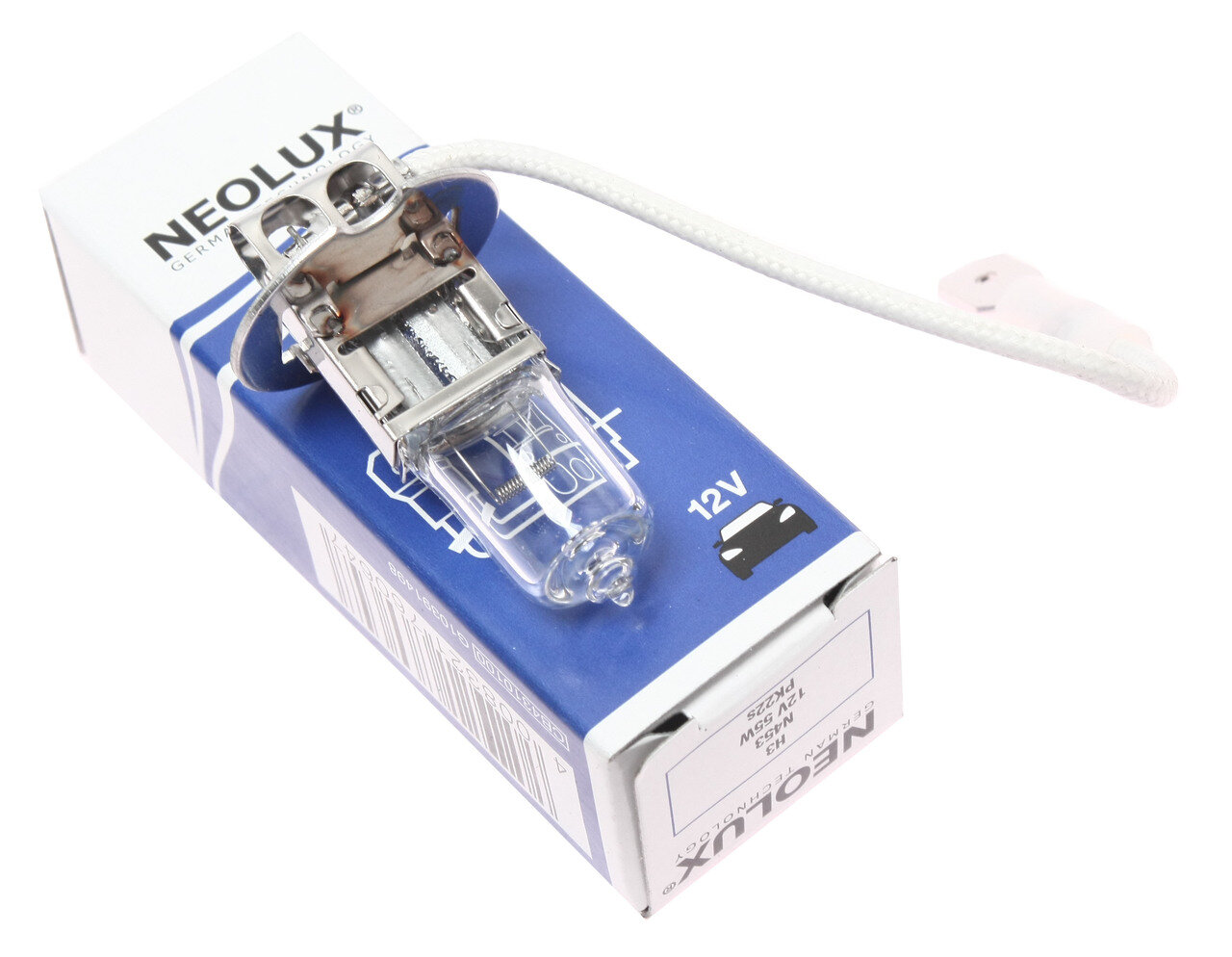 Лампа 12V H3 55W PK22s 3200K 1450лм Standard NEOLUX