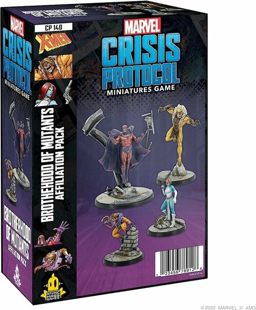 Настольная игра MARVEL Crisis Protocol BROTHERHOOD OF MUTANTS AFFILIATION PACK