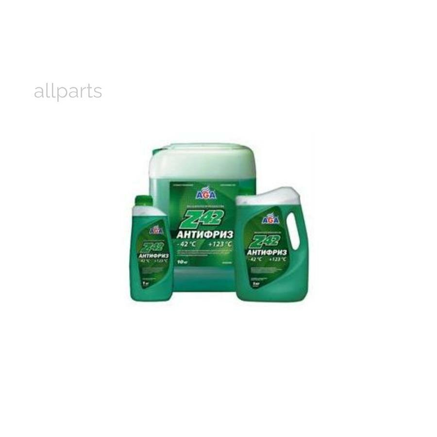 AGA AGA048Z Антифриз AGA Z-42 G12++ готовый -42C зеленый 1 кг AGA048Z
