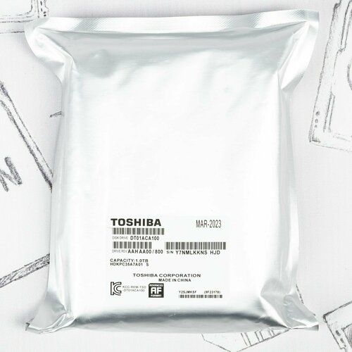 35 жесткий диск Toshiba DT01 1Tb 506300₽