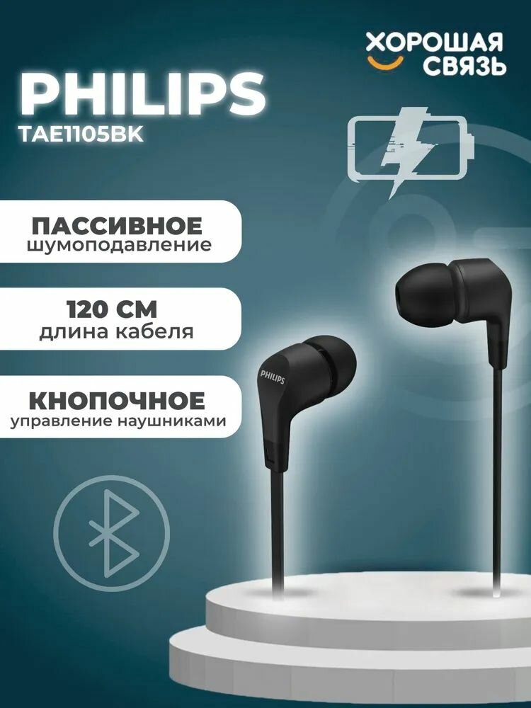 Гарнитура PHILIPS , 3.5 мм, вкладыши, белый - фото №15